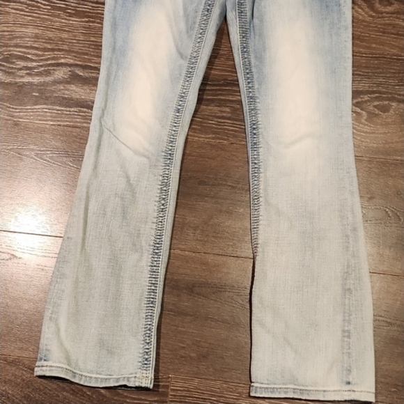 ❤️ REROCK FOR EXPRESS Y2K BARELY BOOT BOOTCUT JEANS, 00S (24 SHORT) - Picture 4 of 9